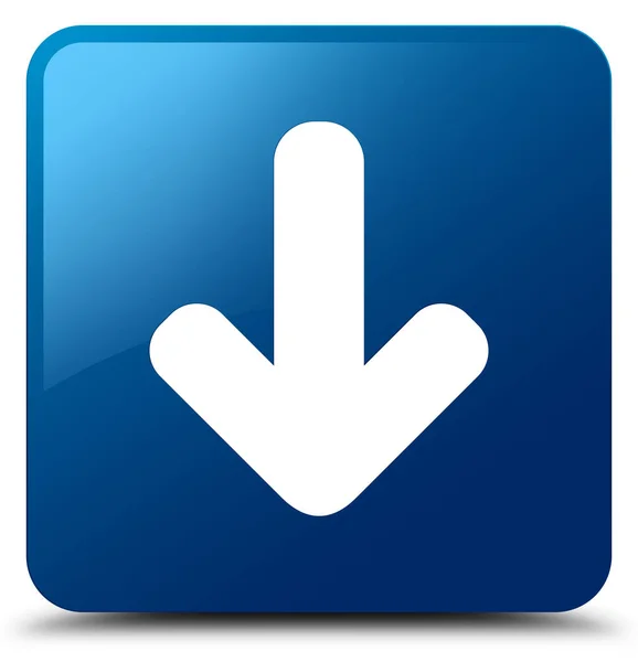 Descargar icono de flecha azul botón cuadrado —  Fotos de Stock