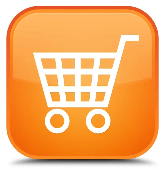 ECommerce icon speciell orange fyrkantiga knappen — Stockfoto