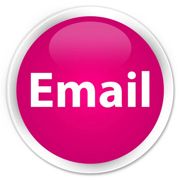 メール プレミアム ピンク ラウンド ボタン — ストック写真