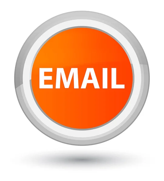 Προνομιακή πορτοκαλί στρογγυλό κουμπί ηλεκτρονικού ταχυδρομείου — Φωτογραφία Αρχείου