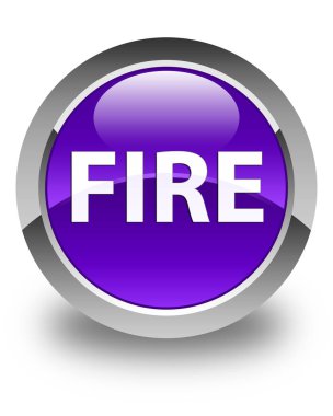 Yangın parlak mor düğmesi