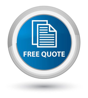 Ücretsiz fiyat teklifi Başbakan mavi yuvarlak düğmesi