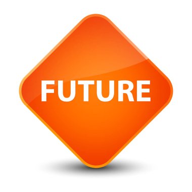 Gelecekteki zarif Turuncu elmas düğmesi