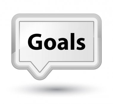 Beyaz bayrak düğmesini gol asal