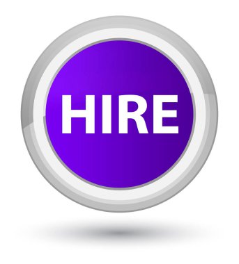 Kiralık Başbakan mor yuvarlak düğmesi