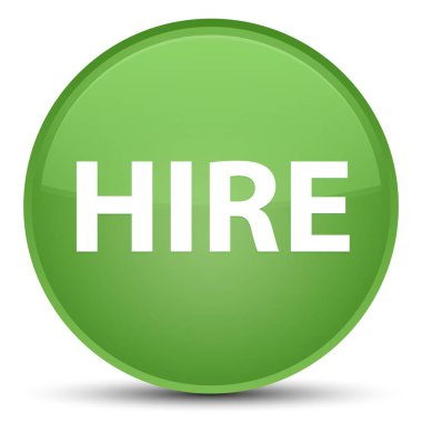 Kiralık özel yumuşak yeşil yuvarlak düğmesi