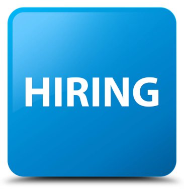 Camgöbeği mavi kare düğme işe