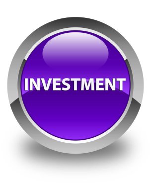 Yatırım parlak mor düğmesi