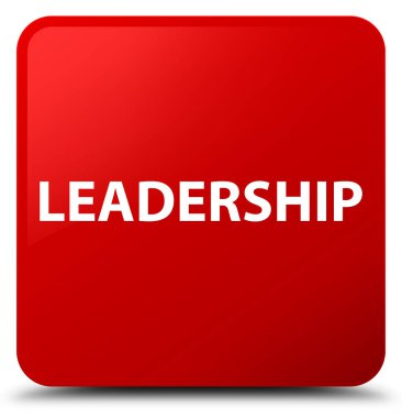 Liderlik kırmızı kare düğme