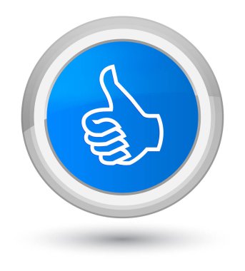 Düğme gibi simgesini Ana camgöbeği mavi yuvarlak