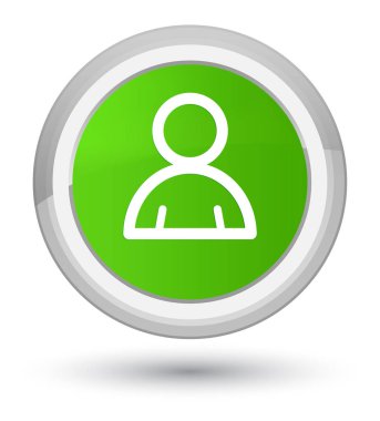 Üye kutsal kişilerin resmi asal yumuşak yeşil yuvarlak düğme