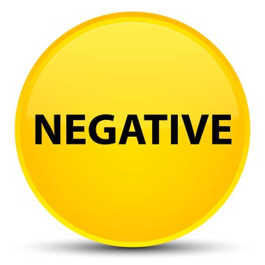Negatif özel sarı yuvarlak düğmesi