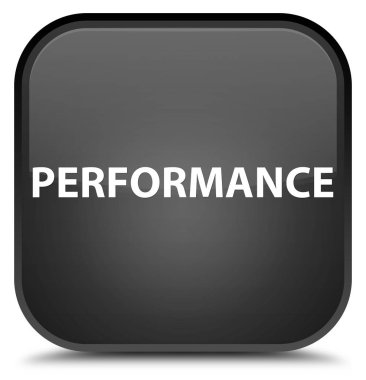 Performans özel siyah kare düğme