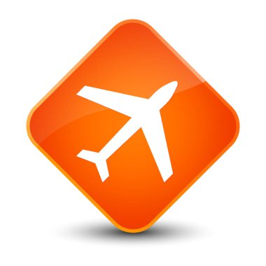 Uçak kutsal kişilerin resmi zarif Turuncu elmas düğme