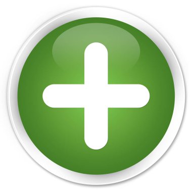 Simge sigorta primi yumuşak yeşil yuvarlak düğmesi