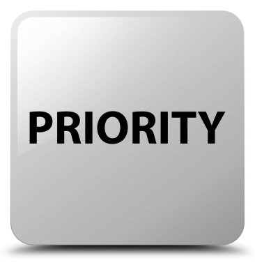 Öncelik beyaz kare düğme