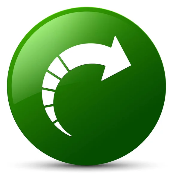 Next arrow icon green round button — Stock Photo, Image