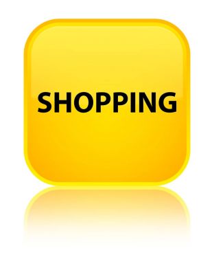 Alışveriş özel sarı kare düğme