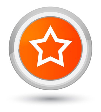 Yıldız simgesi Başbakan turuncu yuvarlak düğmesine