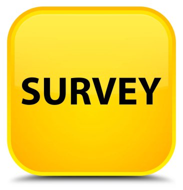 Anket özel sarı kare düğme