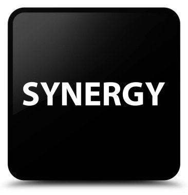 Sinerji siyah kare düğme