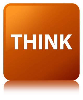 Kahverengi kare düğme düşünüyorum