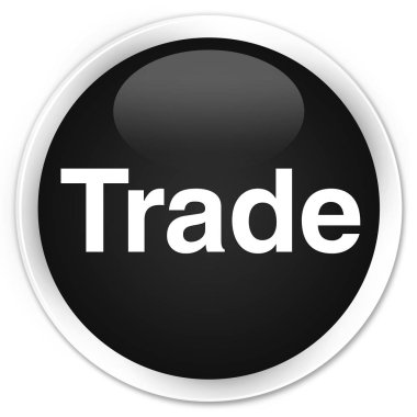 Ticaret sigorta primi siyah yuvarlak düğmesi