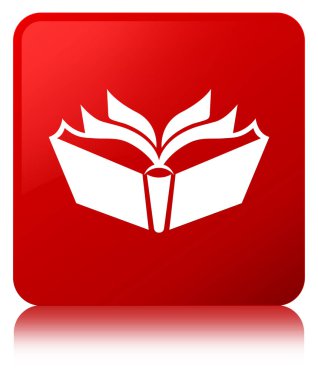 Çeviri kutsal kişilerin resmi kırmızı kare düğme