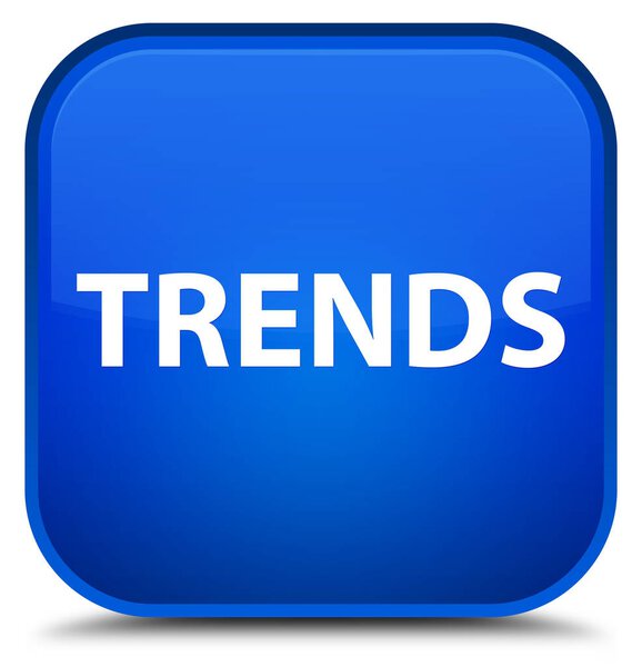 Trends special blue square button