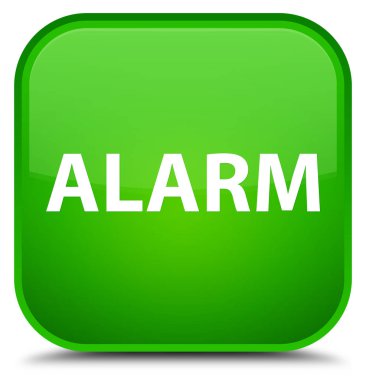 Alarm özel yeşil kare düğmesi
