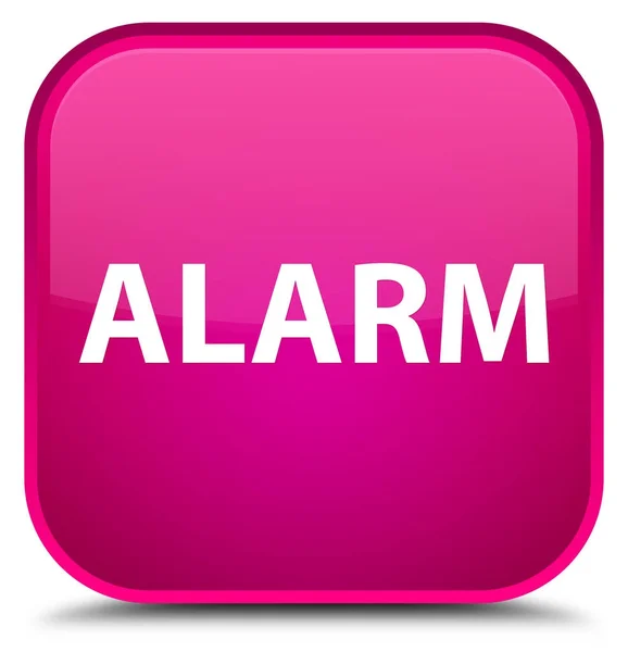 Специальная розовая кнопка тревоги — стоковое фото
