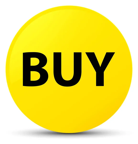 Kaufen gelben runden Knopf — Stockfoto
