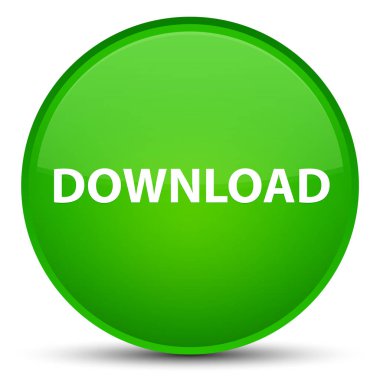 Özel yeşil yuvarlak düğmesini indir