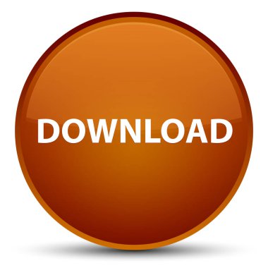 Özel kahverengi yuvarlak düğmesini indir