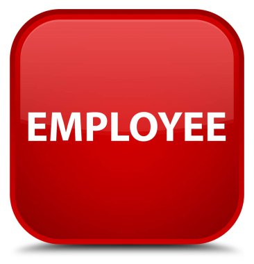 Çalışan özel kırmızı kare düğmesini