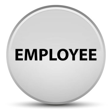 Çalışan özel beyaz yuvarlak düğmesini