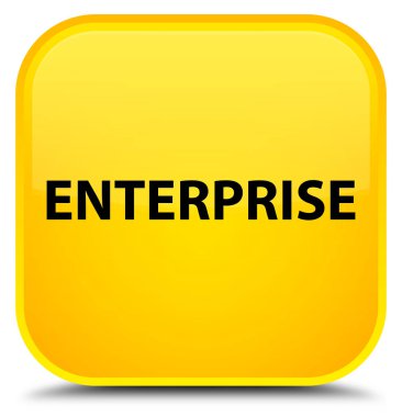 Kurumsal özel sarı kare düğme