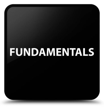 Temelleri siyah kare düğme