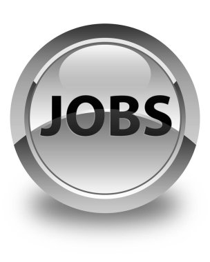 İşleri parlak beyaz yuvarlak düğme