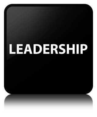 Liderlik siyah kare düğme