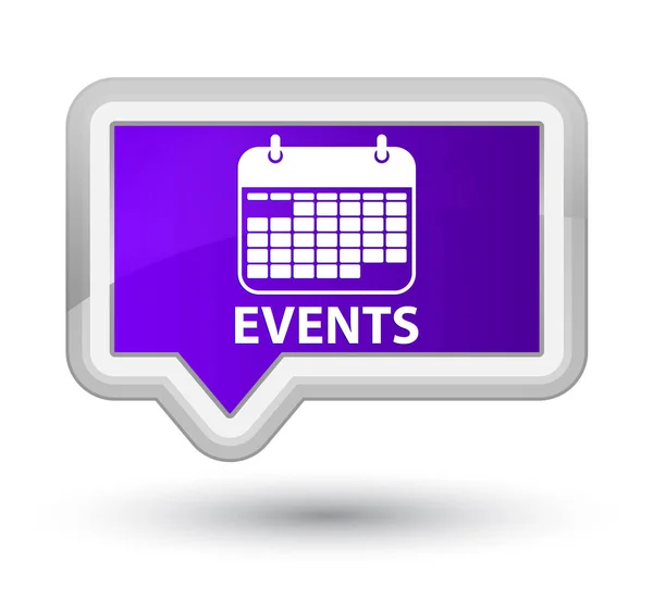 Events (calendar icon) prime purple banner button