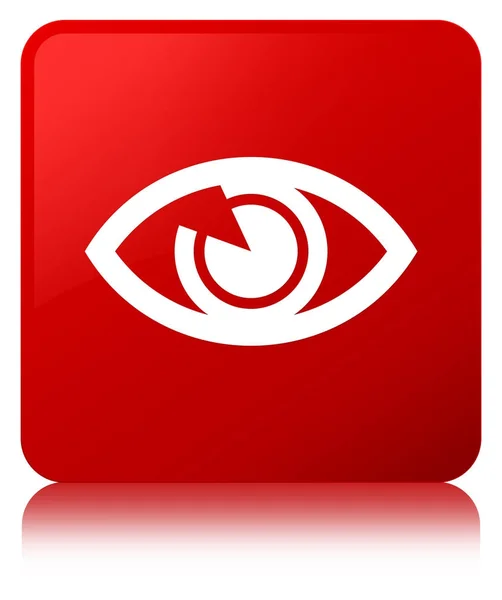 Rode plein knoop van het pictogram van oog — Stockfoto