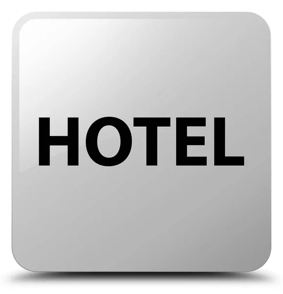 Hotel botón cuadrado blanco —  Fotos de Stock