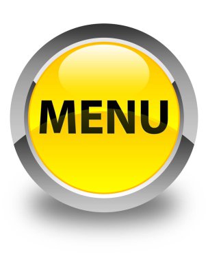 Menü parlak sarı yuvarlak düğme