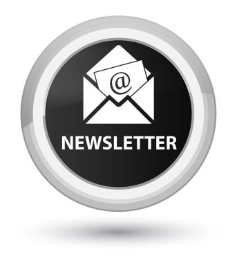 Bülten ana siyah yuvarlak düğmesi