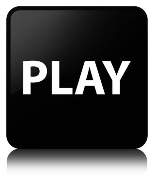 Oyun siyah kare düğme