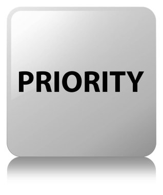 Öncelik beyaz kare düğme