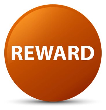 Ödül kahverengi yuvarlak düğmesi