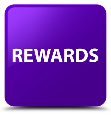 Ödüller kare düğme mor