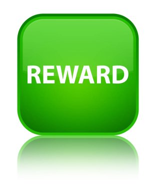 Ödül özel yeşil kare düğme